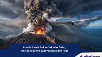 Abu Vulkanik Bukan Sekadar Debu, Ini 5 Bahayanya bagi Pesawat dan Pilot