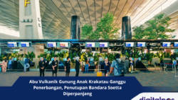 Abu Vulkanik Gunung Anak Krakatau Ganggu Penerbangan, Penutupan Bandara Soetta Diperpanjang