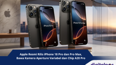 Apple Resmi Rilis iPhone 18 Pro dan Pro Max, Bawa Kamera Aperture Variabel dan Chip A20 Pro