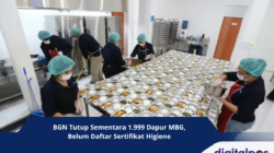 BGN Tutup Sementara 1.999 Dapur MBG, Belum Daftar Sertifikat Higiene