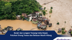 Banjir dan Longsor Terjang India-Nepal, Puluhan Orang Tewas dan Belasan Masih Hilang