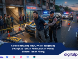 Cekcok Berujung Maut, Pria di Tangerang Ditangkap Terkait Pembunuhan Wanita di Hotel Tanah Abang