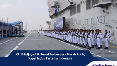 KRI Sriwijaya-100 Resmi Berbendera Merah Putih, Kapal Induk Pertama Indonesia