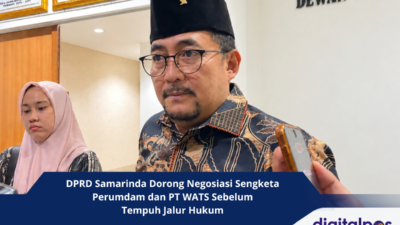 DPRD Samarinda Dorong Negosiasi Sengketa Perumdam dan PT WATS Sebelum Tempuh Jalur Hukum