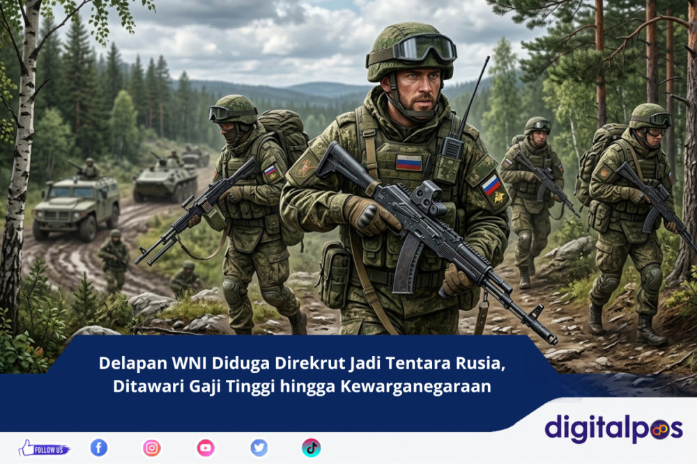 Delapan WNI Diduga Direkrut Jadi Tentara Rusia, Ditawari Gaji Tinggi hingga Kewarganegaraan
