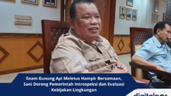 Enam Gunung Api Meletus Hampir Bersamaan, Sani Dorong Pemerintah Introspeksi dan Evaluasi Kebijakan Lingkungan