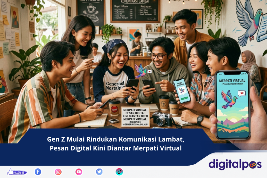 Gen Z Mulai Rindukan Komunikasi Lambat, Pesan Digital Kini Diantar Merpati Virtual