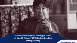 Guruh Soekarnoputra Meninggal Dunia di Usia 73 Tahun, PDIP Kibarkan Bendera Setengah Tiang