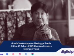 Guruh Soekarnoputra Meninggal Dunia di Usia 73 Tahun, PDIP Kibarkan Bendera Setengah Tiang