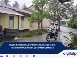 Hujan Kembali Guyur Bontang, Warga Mulai Rasakan Perubahan Cuaca Usai Kemarau