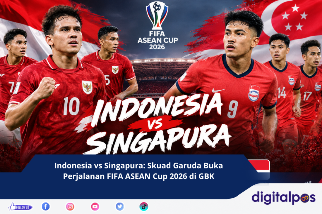 Indonesia vs Singapura Skuad Garuda Buka Perjalanan FIFA ASEAN Cup 2026 di GBK