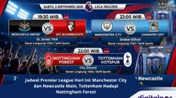 Jadwal Premier League Hari Ini: Manchester City dan Newcastle Main, Tottenham Hadapi Nottingham Forest