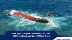 KMP Virgo Transport 8 Terbalik di Laut Jawa, 113 Orang Dievakuasi dan 130 Masih Dicari