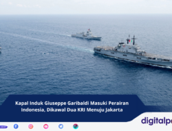 Kapal Induk Giuseppe Garibaldi Masuki Perairan Indonesia, Dikawal Dua KRI Menuju Jakarta