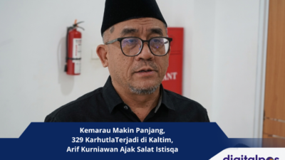 Kemarau Makin Panjang, 329 Karhutla Terjadi di Kaltim, Arif Kurniawan Ajak Salat Istisqa