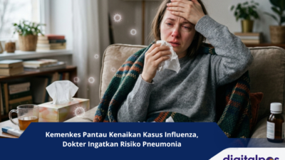 Kemenkes Pantau Kenaikan Kasus Influenza, Dokter Ingatkan Risiko Pneumonia