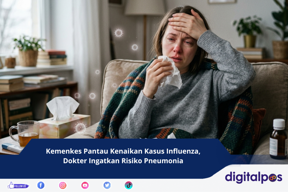 Kemenkes Pantau Kenaikan Kasus Influenza, Dokter Ingatkan Risiko Pneumonia