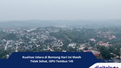 Kualitas Udara di Bontang Hari Ini Masih Tidak Sehat, ISPU Tembus 145