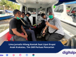 Lima Jurnalis Hilang Kontak Saat Liput Erupsi Anak Krakatau, Tim SAR Perluas Pencarian