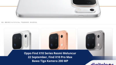 Oppo Find X10 Series Resmi Meluncur 22 September, Find X10 Pro Max Bawa Tiga Kamera 200 MP
