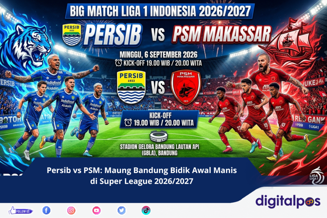 Persib vs PSM Maung Bandung Bidik Awal Manis di Super League 20262027