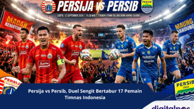 Persija vs Persib, Duel Sengit Bertabur 17 Pemain Timnas Indonesia