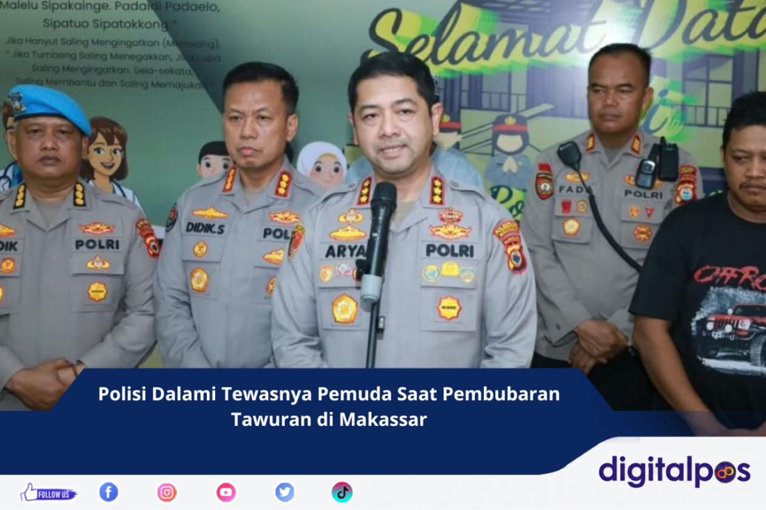Polisi Dalami Tewasnya Pemuda Saat Pembubaran Tawuran di Makassar