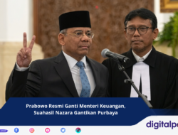 Prabowo Resmi Ganti Menteri Keuangan, Suahasil Nazara Gantikan Purbaya
