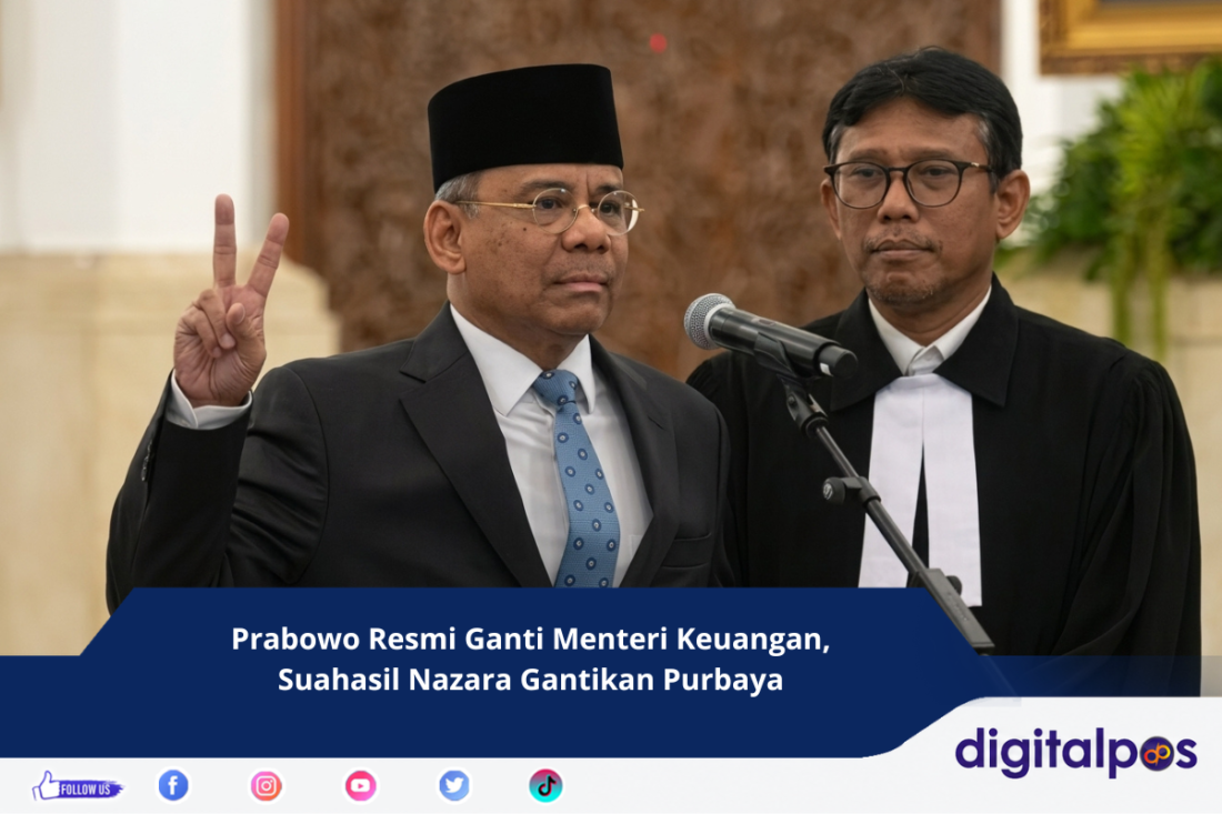 Prabowo Resmi Ganti Menteri Keuangan, Suahasil Nazara Gantikan Purbaya