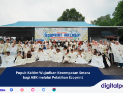 Pupuk Kaltim Wujudkan Kesempatan Setara bagi ABK melalui Pelatihan Ecoprint