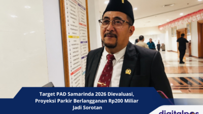 Target PAD Samarinda 2026 Dievaluasi, Proyeksi Parkir Berlangganan Rp200 Miliar Jadi Sorotan