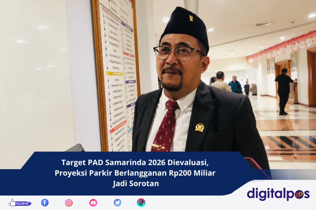 Target PAD Samarinda 2026 Dievaluasi, Proyeksi Parkir Berlangganan Rp200 Miliar Jadi Sorotan