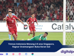 Timnas Indonesia Menang 2-0 atas Singapura, Ragnar Oratmangoen Buka Keran Gol