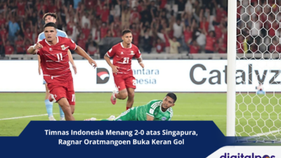 Timnas Indonesia Menang 2-0 atas Singapura, Ragnar Oratmangoen Buka Keran Gol