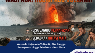 Waspada Hujan Abu Vulkanik, Bisa Ganggu Pernapasan hingga Sebabkan Iritasi Mata