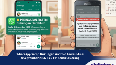 WhatsApp Setop Dukungan Android Lawas Mulai 8 September 2026, Cek HP Kamu Sekarang