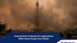 Asap Karhutla Terdeteksi di Langit Jakarta, BPBD Imbau Warga Pakai Masker (1)