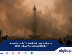 Asap Karhutla Terdeteksi di Langit Jakarta, BPBD Imbau Warga Pakai Masker
