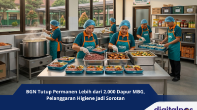BGN Tutup Permanen Lebih dari 2.000 Dapur MBG, Pelanggaran Higiene Jadi Sorotan