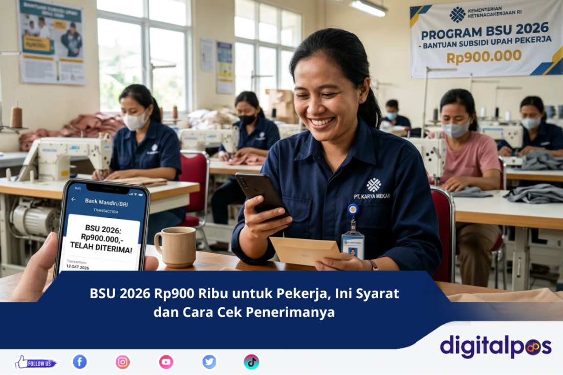 BSU 2026 Rp900 Ribu untuk Pekerja, Ini Syarat dan Cara Cek Penerimanya