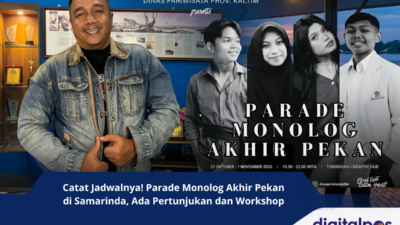 Catat Jadwalnya! Parade Monolog Akhir Pekan di Samarinda, Ada Pertunjukan dan Workshop
