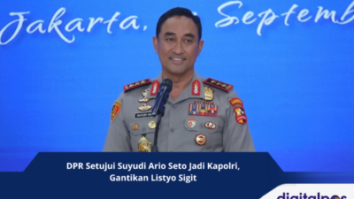 DPR Setujui Suyudi Ario Seto Jadi Kapolri, Gantikan Listyo Sigit
