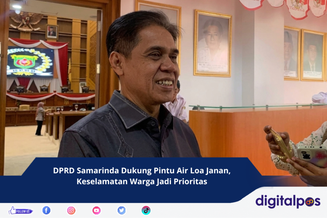 DPRD Samarinda Dukung Pintu Air Loa Janan, Keselamatan Warga Jadi Prioritas