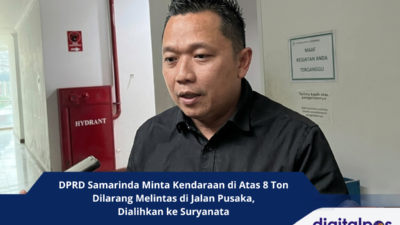 DPRD Samarinda Minta Kendaraan di Atas 8 Ton Dilarang Melintas di Jalan Pusaka, Dialihkan ke Suryanata