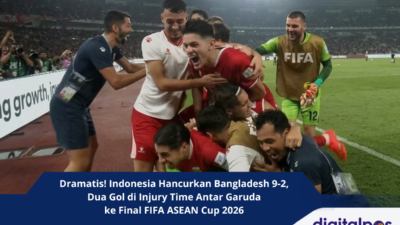 Dramatis! Indonesia Hancurkan Bangladesh 9-2, Dua Gol di Injury Time Antar Garuda ke Final FIFA ASEAN Cup 2026