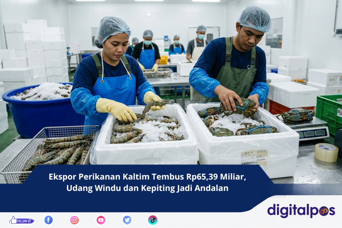 Ekspor Perikanan Kaltim Tembus Rp65,39 Miliar, Udang Windu dan Kepiting Jadi Andalan
