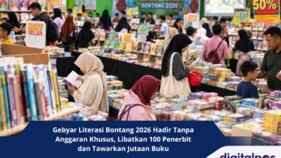 Gebyar Literasi Bontang 2026 Hadir Tanpa Anggaran Khusus, Libatkan 100 Penerbit dan Tawarkan Jutaan Buku