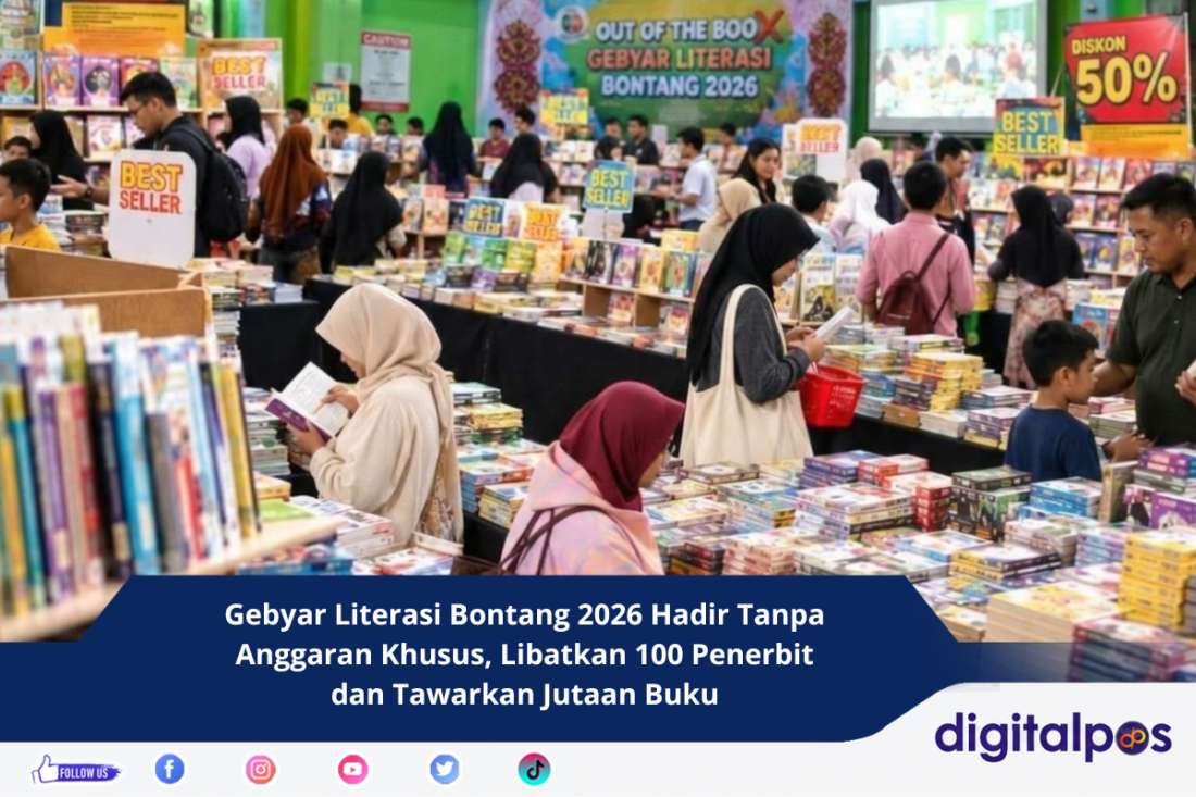 Gebyar Literasi Bontang 2026 Hadir Tanpa Anggaran Khusus, Libatkan 100 Penerbit dan Tawarkan Jutaan Buku