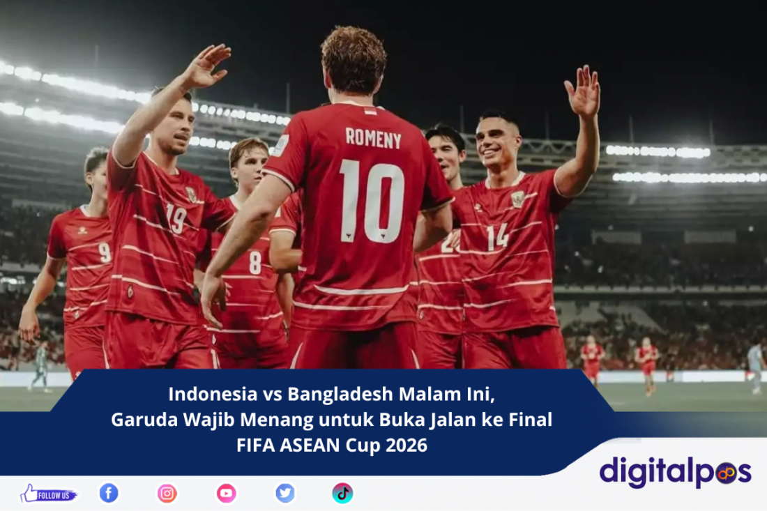 Indonesia vs Bangladesh Malam Ini, Garuda Wajib Menang untuk Buka Jalan ke Final FIFA ASEAN Cup 2026