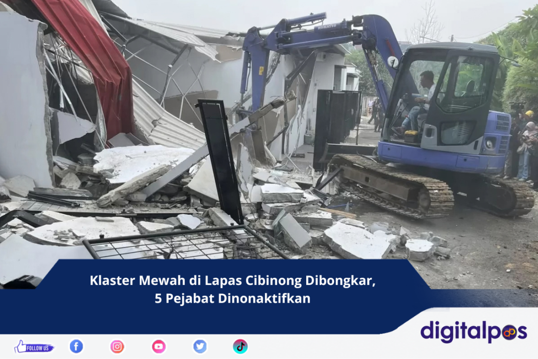 Klaster Mewah di Lapas Cibinong Dibongkar, 5 Pejabat Dinonaktifkan